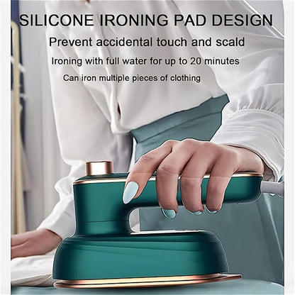 Mini défroisseur vapeur portable pour vêtements – Défroisseur à main à chauffe rapide pour le voyage, les dortoirs et la maison, fer à vapeur compact pour tous tissus, léger et facile à utiliser