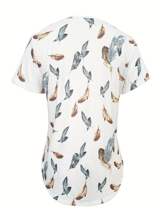 Haut à fleurs à manches courtes, col carré et ourlet à volants pour femme - Chemisier plissé fluide, t-shirt bohème d'été, haut de mode décontracté et extensible S M L XL