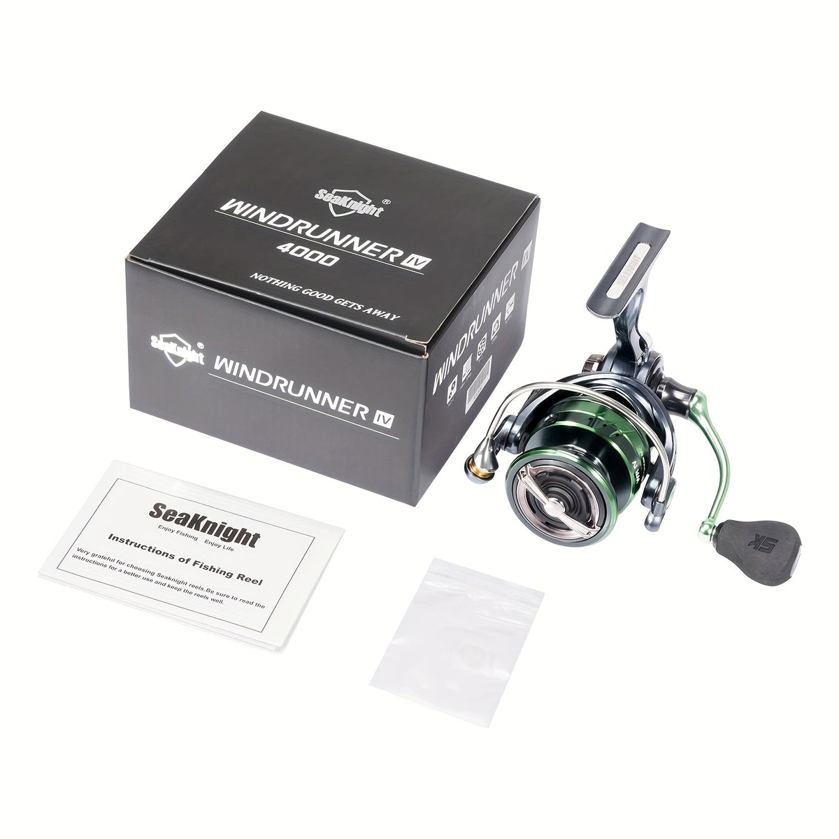 Moulinet de pêche Spinning SeaKnight série WR – 9+1BB, rapport de transmission 5.2:1, frein max 13 kg/28 lbs, frein à 3 disques en carbone, aluminium et acier inoxydable, moulinet pour eau douce et eau salée