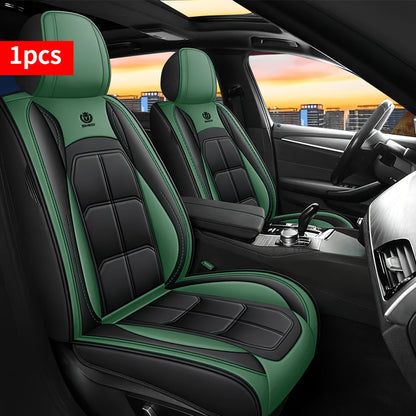 Housse de siège de voiture en similicuir, protection de siège universelle avec rembourrage en mousse pour berline, SUV et pick-up – Durable, confortable, amélioration de l'intérieur de luxe, disponible en 7 coloris pour sièges avant ou arrière