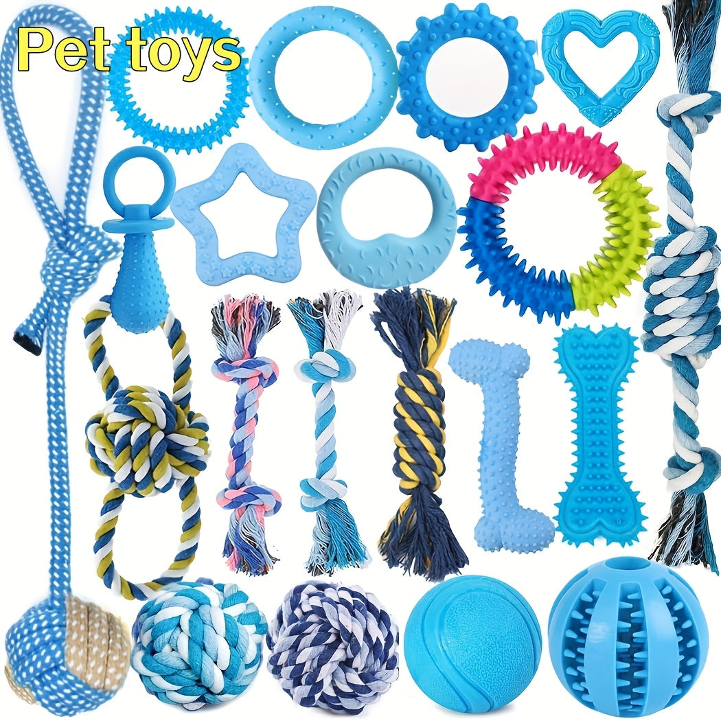 Lot de 8 jouets pour chiens de petite et moyenne taille – Design mignon de races assorties, jouets interactifs aux couleurs vives, jouets couineurs et à mâcher pour la dentition, le dressage et le jeu, styles et couleurs aléatoires