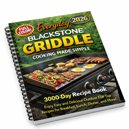 Livre de recettes Blackstone : Recettes faciles et pas à pas pour barbecue à plaque chauffante, guide pour débutants pour le petit-déjeuner, le déjeuner, le dîner et plus encore sur votre Blackstone