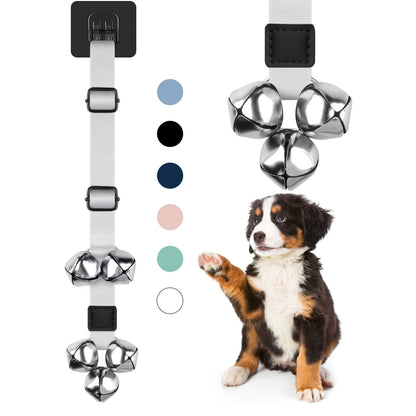 Dog Potty Training Bells for Door – Adjustable Height Doorbell for Dogs to Go Outside, No Battery Needed, Durable Pet Door Bell for Housetraining Puppies & Dogs, Single or Double Pack, Multiple Colors