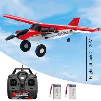 Avion RC à moteur brushless, télécommande 6 canaux avec gyroscope 6 axes, voltige 3D, avion à aile fixe en mousse EPP – QIDI560, avion de voltige pour amateur de loisirs en extérieur avec 2 batteries, conception légère