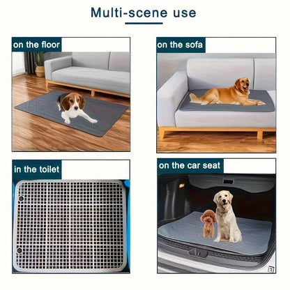 Tapis imperméable pour animaux, étanche, antidérapant et réutilisable, alèse pour chien anti-odeurs, tapis de confort lavable pour cage, caisse, siège auto, canapé et sol, tapis d'apprentissage pour chiot, style classique