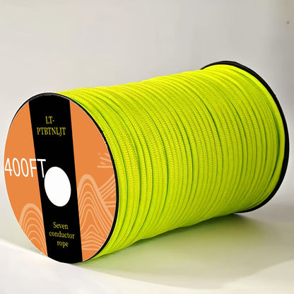 Corde de tente en paracorde à 7 brins, corde d'extérieur polyvalente – Corde de camping en nylon pour haubanage de tente, bracelet, porte-clés, sac à dos, 30 m 50 m 100 m, couleurs vives, structure robuste