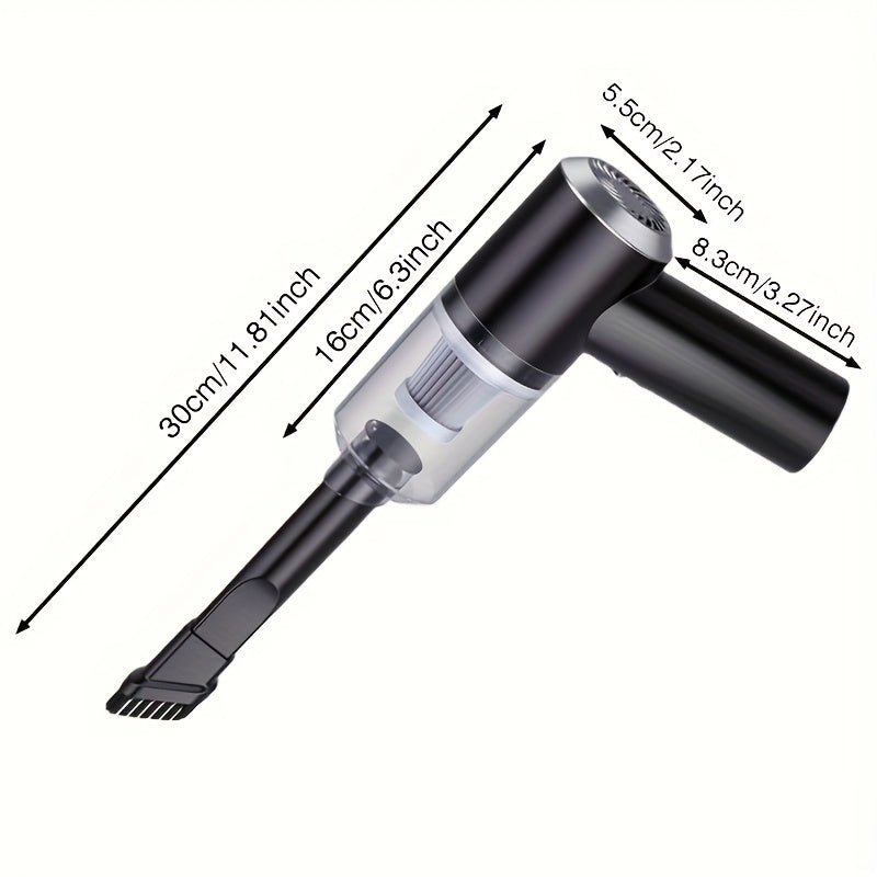 Mini aspirateur sans fil 4 kPa, batterie 30 heures – Aspirateur portable rechargeable par USB avec fonction souffleur et aspiration pour clavier, ordinateur, intérieur de voiture et nettoyage de la maison, cadeau pour la Saint-Valentin et le Nouvel An
