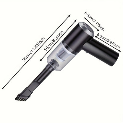 Mini aspirateur sans fil 4 kPa, batterie 30 heures – Aspirateur portable rechargeable par USB avec fonction souffleur et aspiration pour clavier, ordinateur, intérieur de voiture et nettoyage de la maison, cadeau pour la Saint-Valentin et le Nouvel An