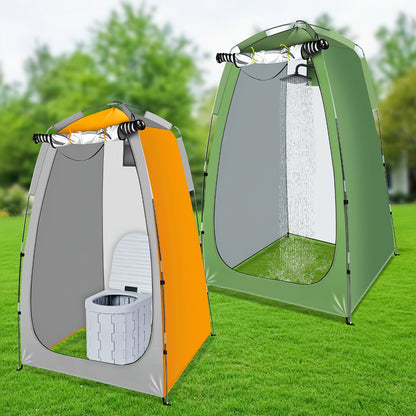 Tente de douche de camping escamotable portable – Cabine d'intimité, vestiaire léger et imperméable, tente de toilette extérieure pour le camping, la randonnée, la plage et le sac à dos, abri d'intimité à installation rapide