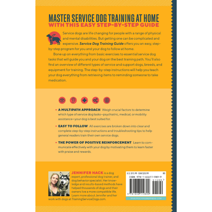 Guide de dressage pour chiens d'assistance à reliure spirale – Programme étape par étape pour dresser vous-même votre chien d'assistance psychiatrique, médicale et de mobilité à domicile, 166 pages