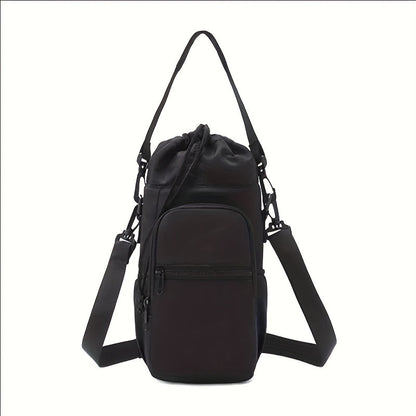 Sac à bandoulière croisé – Sac de jour monobretelle, sacoche pour téléphone légère et multifonction avec sangle réglable, tissu résistant, pour sports en plein air, randonnée, voyage, fitness, usage quotidien – Hommes et femmes