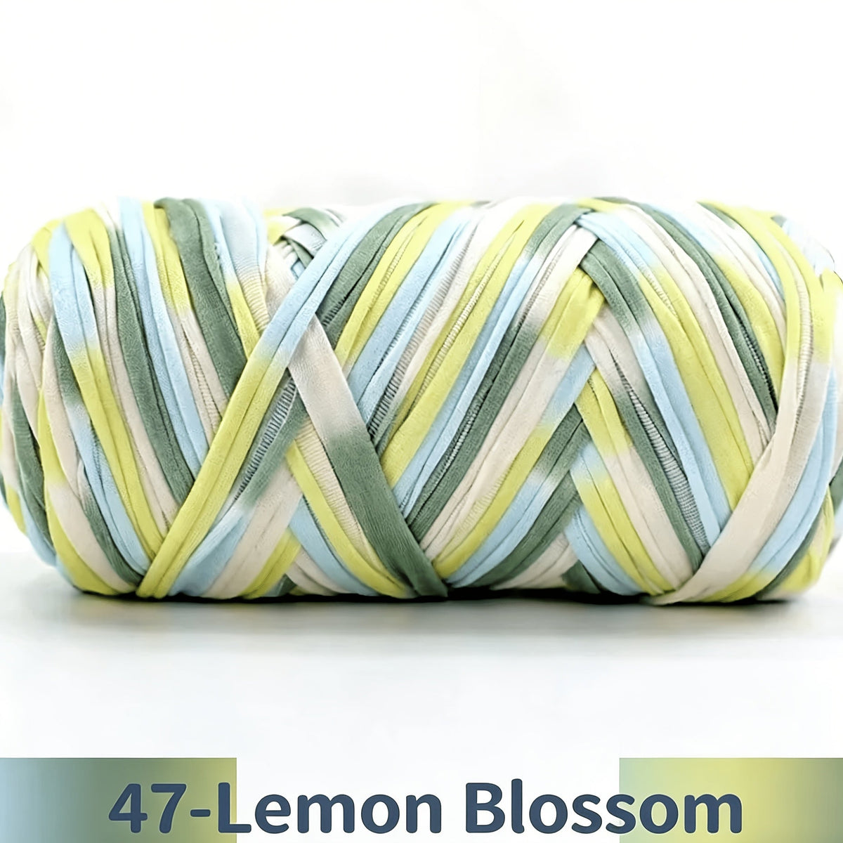 Fil de coton pour t-shirt 400 g (2 x 200 g) mélange de coton épais en 49 couleurs – Fil épais et doux pour paniers au crochet, sacs, tapis, projets de macramé et tricot – Fil de loisirs créatifs idéal pour les débutants