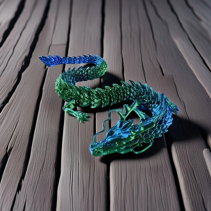 Ensemble de 4 figurines de dragon en cristal imprimées en 3D, objets de collection, décoration moderne pour maison ou bureau, sculpture en cristal, cadeau artistique pour collectionneurs de dragons, 14 ans et plus
