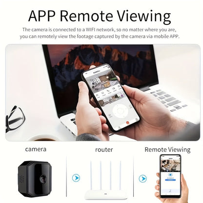 Wireless Security Camera with Built-In AP Hotspot No Internet Required Infrared Night Vision Two-Way Audio Motion Detection Real-Time Home Family Pet Monitoring Black White 1 2 3 4 Pack