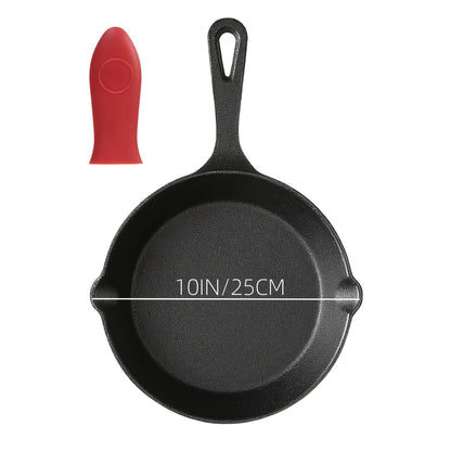 Ensemble d'ustensiles de cuisine en fonte, 6 pièces : poêle antiadhésive, cocotte, poêle à griller, kit pour induction, gaz, feu de camp, barbecue, cuisine en plein air et maison