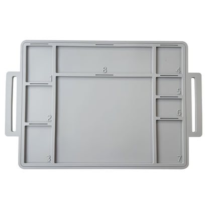Plateau de tri pour briques de construction avec compartiments numérotés, organisateur pour trier, étiqueter et ranger vos briques LEGO pour construire plus vite et plus intelligemment, plusieurs couleurs disponibles