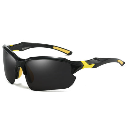 3-Pack Sports Sunglasses UV400 Half Frame for Men & Women – Lightweight Polarized Goggles for Running, Fishing, Skiing, Driving & Outdoor Activities, Sun Protection Eyewear Set
