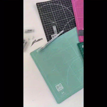 Kit de découpe de précision Exacto de 65 pièces avec tapis de découpe A4 – Ensemble de couteaux de précision avec lames et règles de découpe pour modélisme papier, loisirs créatifs, scrapbooking, art et carterie