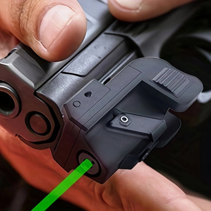 Viseur laser point rouge rechargeable par USB, montage sur rail Picatinny avec mode stroboscopique, compact et léger, classe IIIa 5mW pour pistolets, fusils et armes de poing, dérive et élévation réglables, portée de jour de 30 à 90 mètres