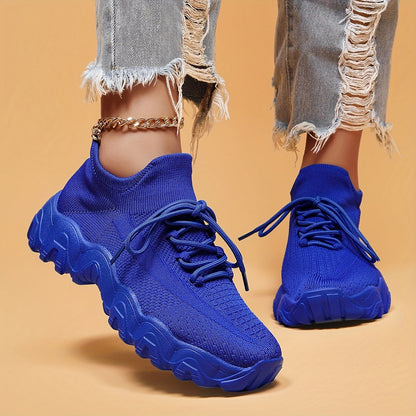 Chaussures de running à amorti pour femmes – Baskets respirantes à semelle souple et col élastique pour la course sur route, les sports de plein air et le quotidien, cadeau pour maman ou petite amie, 6 couleurs, tailles US 6–12