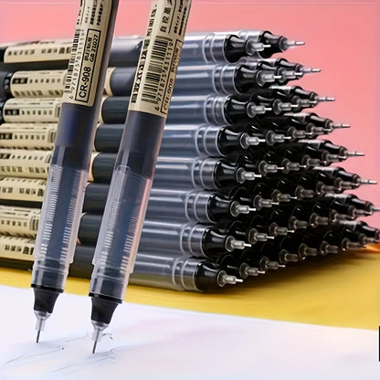 Lot de 30 stylos gel, séchage rapide, pointe fine 0,5 mm – encre fluide noire, bleue et rouge, capuchon de sécurité, plastique résistant, parfaits pour les étudiants, les examens, les devoirs, le bureau et l'usage quotidien