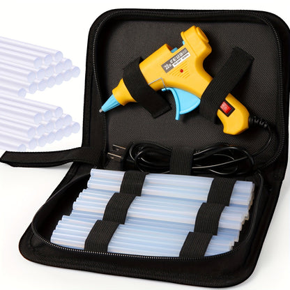 30W Hot Melt Glue Gun Kit with 30 Glue Sticks 7x150mm – Fast Heating Electric Glue Gun for School Arts Crafts DIY Projects and Quick Home Repairs – Multiple Color Options