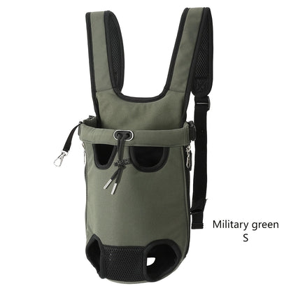 Hands-Free Pet Backpack Carrier for Cats & Small Dogs – Breathable Mesh Harness with Adjustable Shoulder Straps, Outdoor Travel Bag for Hiking, Cycling & Park Walks, Perfect Halloween & Christmas Gift