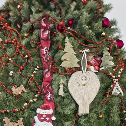 Kit de décoration ange en macramé 3 pièces, accents dorés, décoration murale bohème, décoration de Noël pour la maison, cadeau artisanal pour maman et filles, exposition hivernale