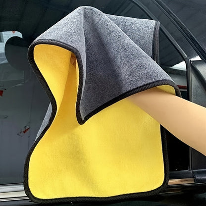 10 serviettes de nettoyage en microfibre pour voiture – Super absorbantes, non pelucheuses, sans traces, chiffons de séchage pour carrosserie, intérieur, vitres et entretien ménager
