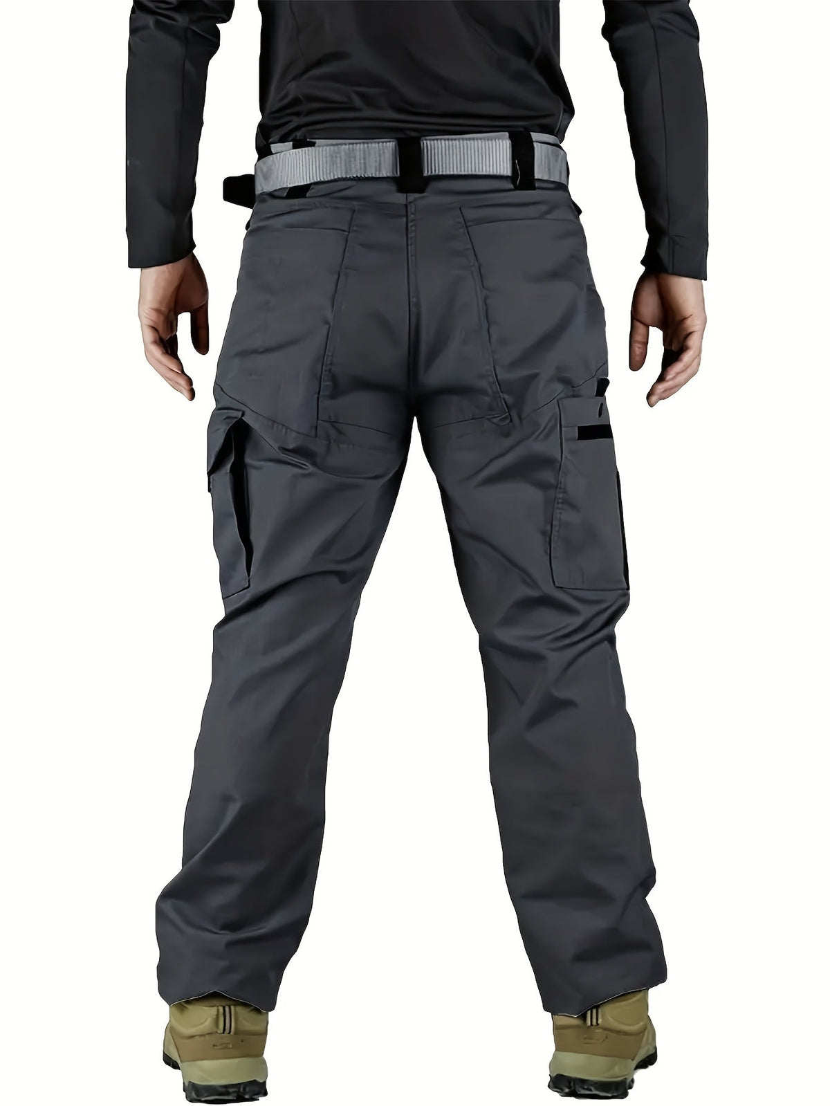 Pantalon cargo tactique pour homme, séchage rapide, léger, multi-poches, pour randonnée, plein air, travail, S-XXXL, noir, gris, vert, marron, coupe droite, pantalon utilitaire