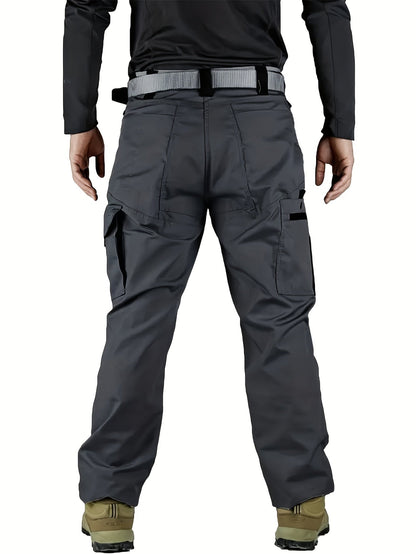 Pantalon cargo tactique pour homme, séchage rapide, léger, multi-poches, pour randonnée, plein air, travail, S-XXXL, noir, gris, vert, marron, coupe droite, pantalon utilitaire