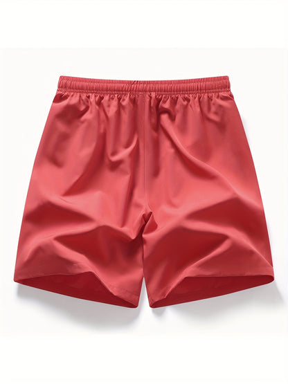 Shorts de sport à séchage rapide pour homme avec poches – Short de gym léger à cordon de serrage pour la course, l'entraînement et le quotidien, 7 couleurs, tailles S-XXL, coupe confort gaufrée