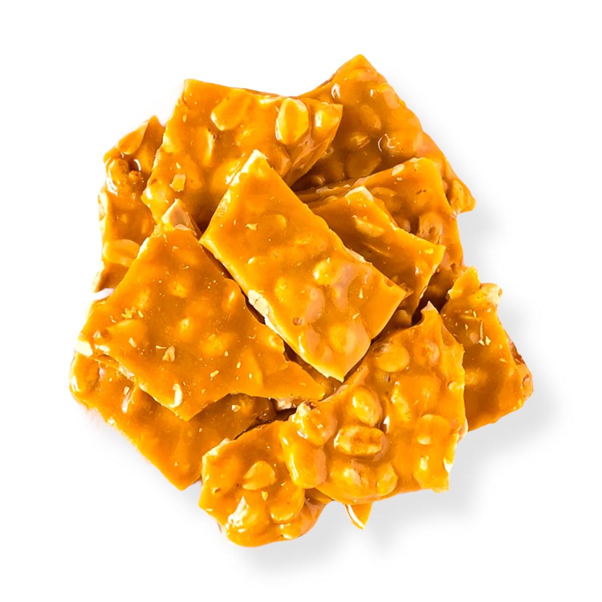 Sucrerie à la cassonade aux arachides – Classique croustillant de sucre caramélisé et arachides grillées, friandise artisanale à l'ancienne pour le goûter, les cadeaux des fêtes, garniture à dessert et pour les amateurs de bonbons