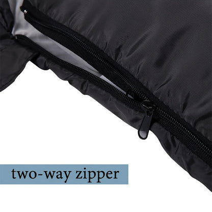 Sac de couchage 3 saisons avec oreiller et sac de compression – Système de couchage léger pour adultes, randonnée, sac à dos, aventures en plein air, voyage et utilisation d'urgence, 4 couleurs