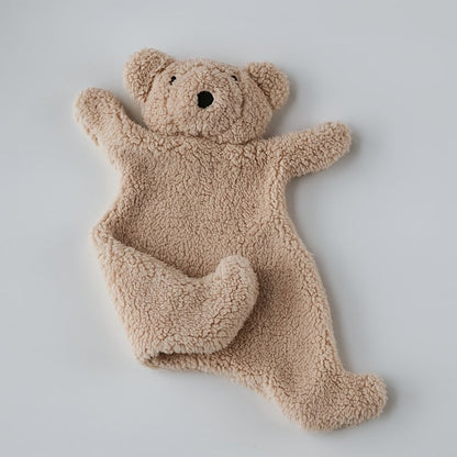 Poupée en peluche animale style nordique pour bébés et nouveau-nés - Jouet en peluche ours et agneau doux et mignon, jouet de confort sensoriel douillet pour nourrissons et tout-petits, cadeau de fête prénatale, cadeau de Noël et d'anniversaire