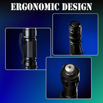 Pointeur laser haute puissance avec batterie et chargeur, lampe torche laser tactique rouge, verte et violette pour présentations en intérieur, camping, randonnée et observation des étoiles, faisceau longue portée