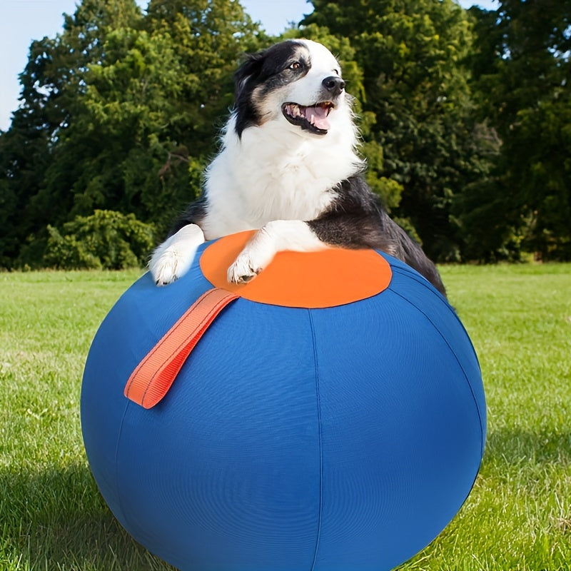 Grosse balle gonflable pour chien – Jouet interactif pour l'entraînement et le rassemblement, jouet d'exercice anti-ennui pour bouledogues, golden retrievers et bergers australiens, sans pile nécessaire