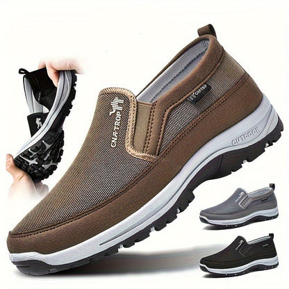Men's Hiking Shoes Non-Slip Breathable Outdoor Trail Sneakers Lightweight Cushioned Walking Shoes for Men 4 Colors Sizes US 6.5-12.5 Comfortable Trekking Shoes for Camping Adventure Travel