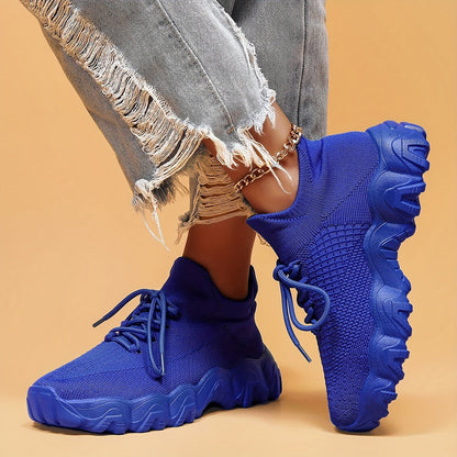 Chaussures de running à amorti pour femmes – Baskets respirantes à semelle souple et col élastique pour la course sur route, les sports de plein air et le quotidien, cadeau pour maman ou petite amie, 6 couleurs, tailles US 6–12