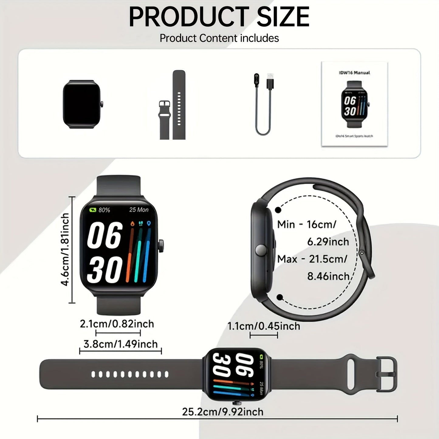 Smartwatch with Alexa Built-In 1.95 Inch Large HD Screen Wireless Bluetooth Calling 100+ Sport Modes Fitness Tracker Pedometer Heart Rate Sleep Monitor – iPhone Android Compatible Unisex Men Women 12 Colors