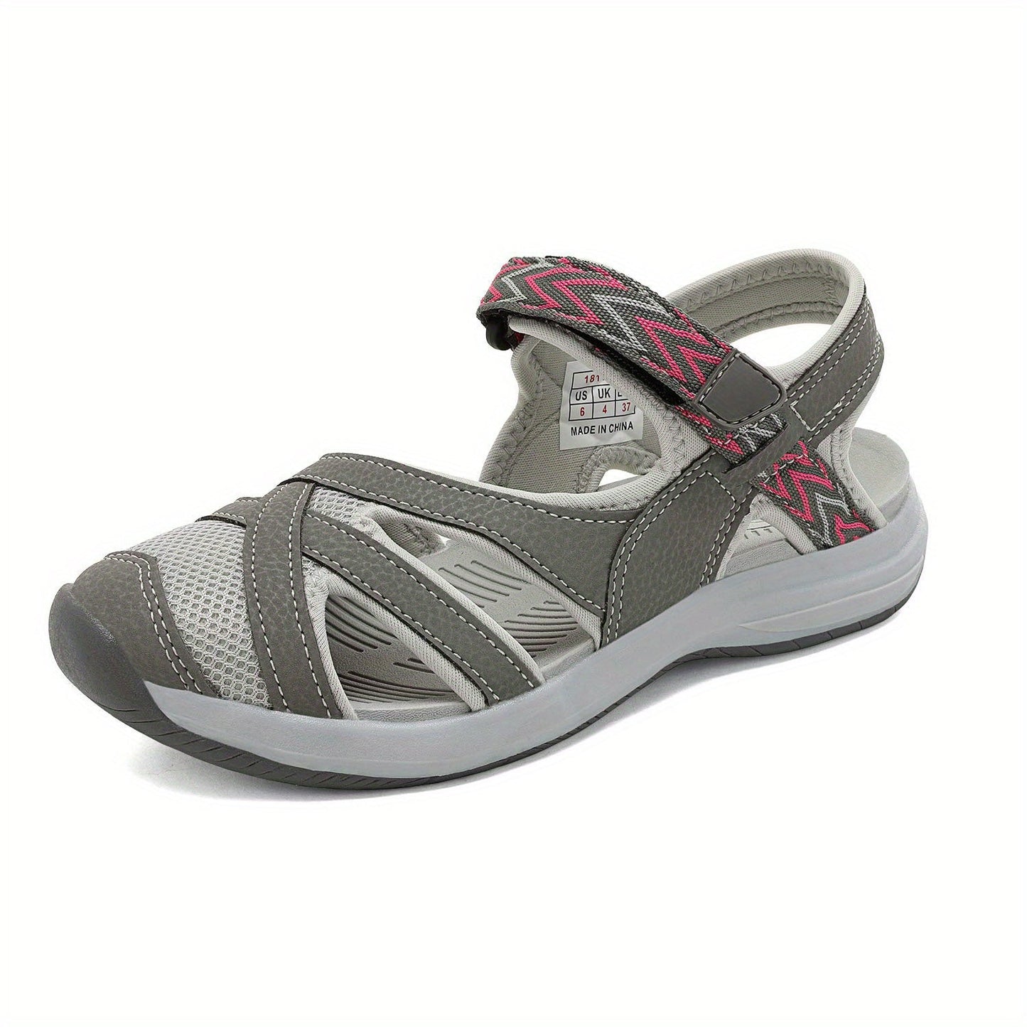 Women's Hiking Sandals Outdoor Sport Athletic – Breathable Soft Comfort Summer Walking Sandals Hook-Loop Closure Cap Toe TPR Sole Gift for Mom Daughter Ladies