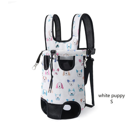 Hands-Free Pet Backpack Carrier for Cats & Small Dogs – Breathable Mesh Harness with Adjustable Shoulder Straps, Outdoor Travel Bag for Hiking, Cycling & Park Walks, Perfect Halloween & Christmas Gift