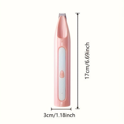 Quiet Pet Grooming Kit – Rechargeable Cordless Dog & Cat Hair Clippers, Low-Noise Paw Trimmer & Nail Polisher, USB Powered, Professional At-Home Pet Grooming Tool Set