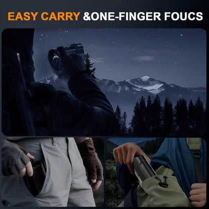 Jumelles de vision nocturne monoculaire 1080P infrarouge 5W, zoom numérique 10X, portée de 800m, batterie rechargeable 2700mAh, écran HD 2 pouces pour la chasse, le camping, l'observation de la faune et la sécurité
