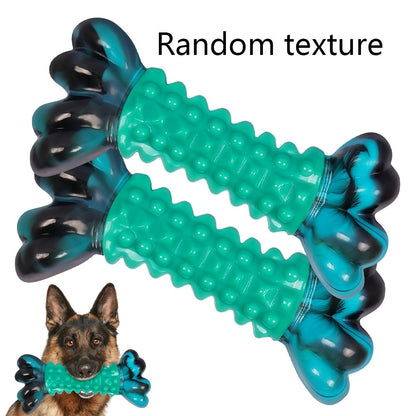 Os à mâcher en nylon pour chiens destructeurs – Jouet solide et durable pour chiens de races moyennes et grandes, os indestructible longue durée pour mâcheurs puissants, nettoyage des dents, disponible en lot de 1 ou 2 pièces