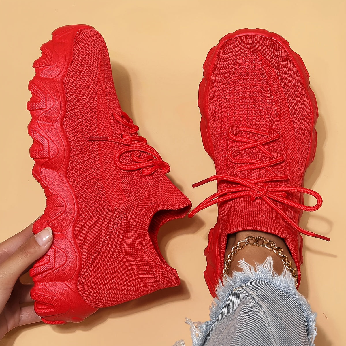 Chaussures de running à amorti pour femmes – Baskets respirantes à semelle souple et col élastique pour la course sur route, les sports de plein air et le quotidien, cadeau pour maman ou petite amie, 6 couleurs, tailles US 6–12