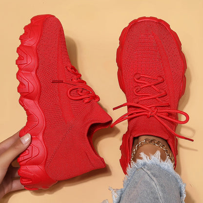 Chaussures de running à amorti pour femmes – Baskets respirantes à semelle souple et col élastique pour la course sur route, les sports de plein air et le quotidien, cadeau pour maman ou petite amie, 6 couleurs, tailles US 6–12