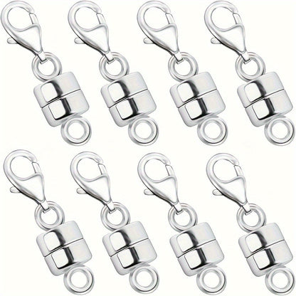 Fermoirs et attaches magnétiques pour colliers avec mousqueton – Convertisseurs de fermoirs de bijoux à connexion facile pour bracelets, colliers et chaînes, fermoirs de bijoux adaptés aux personnes souffrant d'arthrite