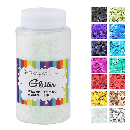 450 g de paillettes artisanales en 19 couleurs – Paillettes fines, extra fines et épaisses avec couvercle saupoudreur pour gobelets, résine, scrapbooking et loisirs créatifs, paillettes en vrac pour enfants et adultes