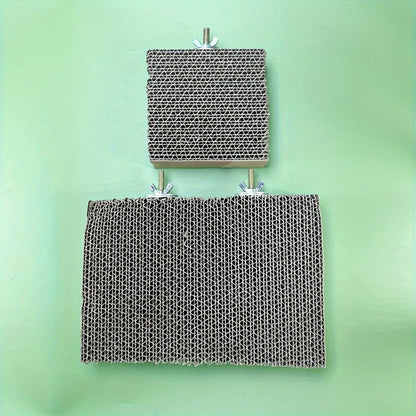 Plateforme à mâcher pour perroquets, perchoir pour oiseaux - Jouet à ronger multi-niveaux en bois naturel pour perroquets, calopsittes, conures et petits oiseaux - Plateforme d'enrichissement pour cage, tailles petite et grande